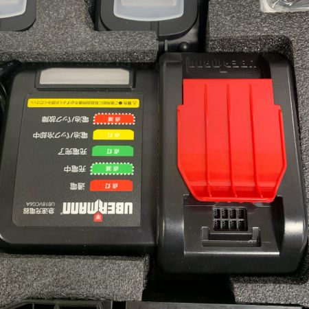  UBERMANN 18V 充電式インパクトドライバ　充電器・充電池2個・ケース付 UB18VIDⅡ50BPCG ブラック