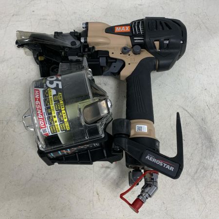  MAX マックス 釘打機　スーパーネイラ　AEROSTAR(エアロスター) HN-65N4 サンドベージュ