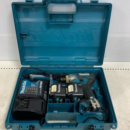  MAKITA マキタ 充電式インパクトレンチ　充電器・充電池2個・ケース付 10.8V　4.0AH TW161D ブルー