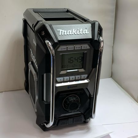  MAKITA マキタ バッテリー式ラジオ   アダプター付 MR002G ブラック