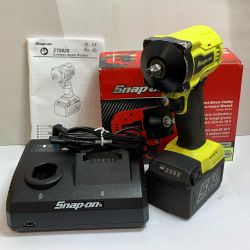 ♭♭ Snap-on スナップオン インパクトレンチ　本体のみ　充電器（CTC131A)・充電池1個付 CT9038HV イエロー Bランク