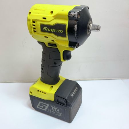  Snap-on スナップオン インパクトレンチ　本体のみ　充電器（CTC131A)・充電池1個付 CT9038HV イエロー