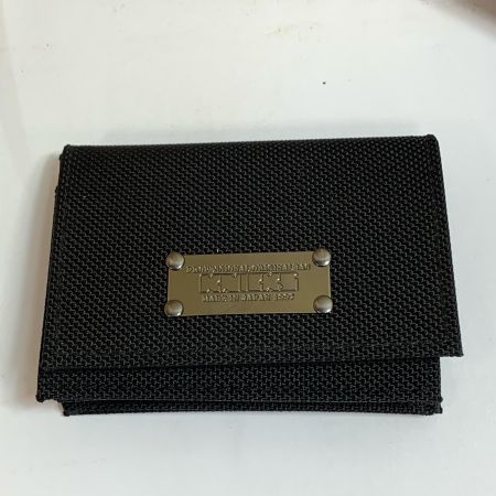  KNICKS コーデュラバリスティック生地名刺ホルダー  ブラック