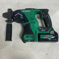 ♭♭ HiKOKI ハイコーキ 28mm コードレスロータリハンマドリル　充電池1個付 DH36DPA グリーン Cランク