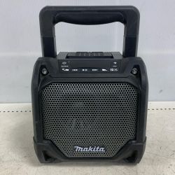 ♭♭ MAKITA マキタ コードレススピーカー ※アダプターなし　本体のみ MR202 ブラック Bランク