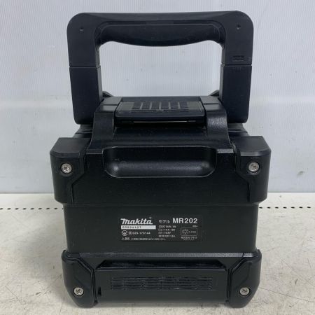  MAKITA マキタ コードレススピーカー ※アダプターなし　本体のみ MR202 ブラック