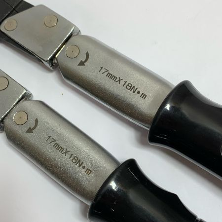  BBK ラチェットトルクレンチ 2本セット　17mmX 18N・ｍ