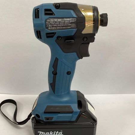  MAKITA マキタ 充電式インパクトドライバ　充電器・充電池2個・ケース付　18V　20th記念カラー TD173DGXPB