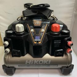 ♭♭ HiKOKI ハイコーキ エアコンプレッサー　さわモデル　本体のみ EC1245H3 ブラック Bランク