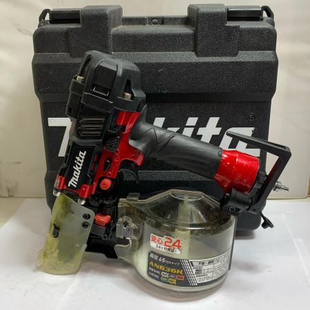  MAKITA マキタ 65mm 高圧エア釘打　 ケース付 AN636H レッド