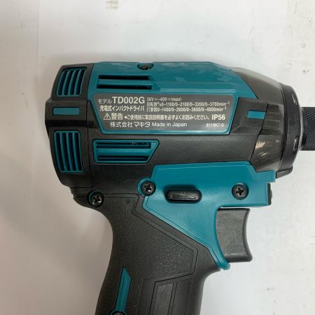  MAKITA マキタ 40V 充電式インパクトドライバ　ケース付 TD002G ブルー