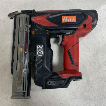  MAX マックス 充電式フィニッシュネイラ　充電器・充電池1個・ケース付 18v 2.5Ah  TJ-35FN3 ブラック x レッド