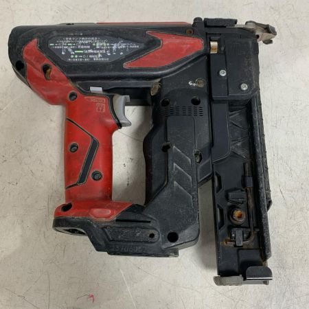  MAX マックス 充電式フィニッシュネイラ　充電器・充電池1個・ケース付 18v 2.5Ah  TJ-35FN3 ブラック x レッド