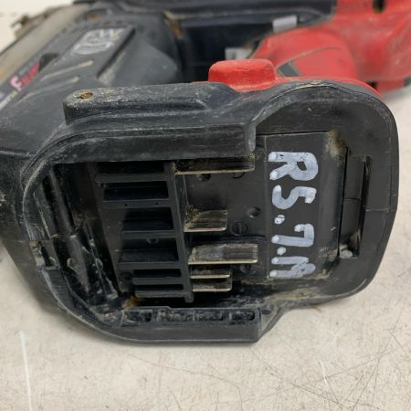  MAX マックス 充電式フィニッシュネイラ　充電器・充電池1個・ケース付 18v 2.5Ah  TJ-35FN3 ブラック x レッド