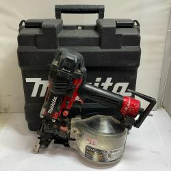 ♭♭ MAKITA マキタ 高圧エア釘打　65ｍｍ　ケース付 AN636H ブラック x レッド Cランク