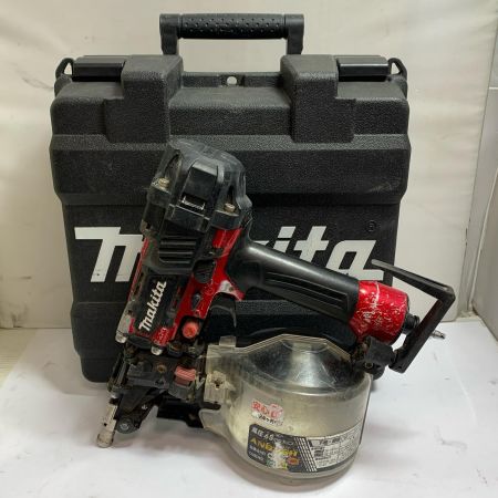  MAKITA マキタ 高圧エア釘打　65ｍｍ　ケース付 AN636H ブラック x レッド