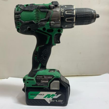  HiKOKI ハイコーキ 13ｍｍ　コードレスドライバドリル　充電池1個付 DS36DA