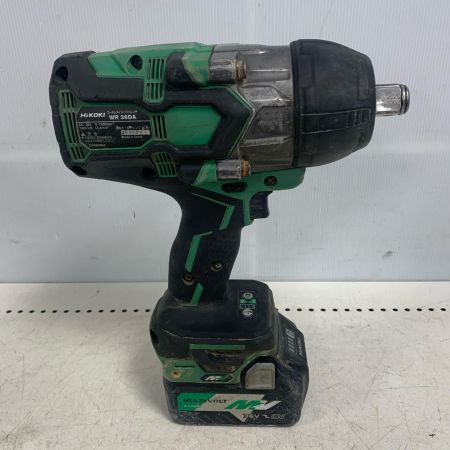  HiKOKI ハイコーキ コードレスインパクトレンチ　36V　充電器・充電池2個・ケース付 WR36DA グリーン
