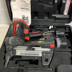 ♭♭ MAX マックス ガスネイラ　ニッケル水素電池×充電器、ケース付 GS738C2 動作確認済 Bランク