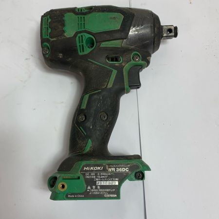  HiKOKI ハイコーキ コードレスインパクトレンチ　本体のみ　　36V WR36DC グリーン