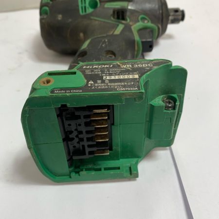  HiKOKI ハイコーキ コードレスインパクトレンチ　本体のみ　　36V WR36DC グリーン