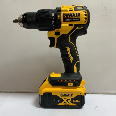  DEWALT 18V　ブラシレス振動ドリルドライバー　充電器・充電池2個・ケース付 18v 5.0Ah DCD709P2-JP ブラック×イエロー