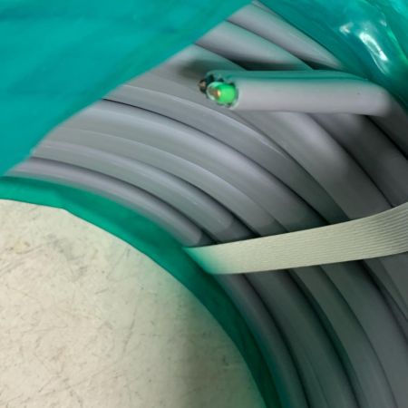  富士電線工業 EM-EEF ケーブル　3×2.0ｍｍ　100M　黒白緑　2025.11製造　公団用