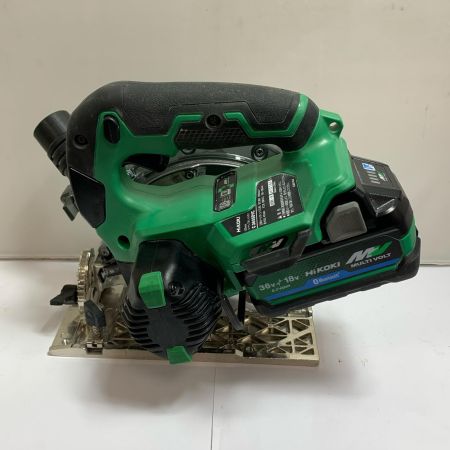  HiKOKI ハイコーキ 125mm コードレス集じんマルノコ　充電池1個付　2025.4製造 C3605DYC グリーン