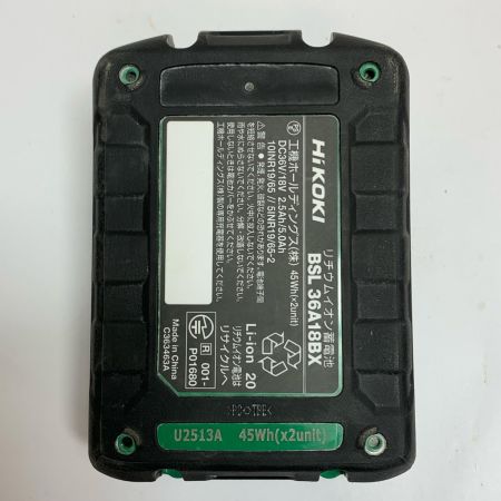  HiKOKI ハイコーキ 125mm コードレス集じんマルノコ　充電池1個付　2025.4製造 C3605DYC グリーン