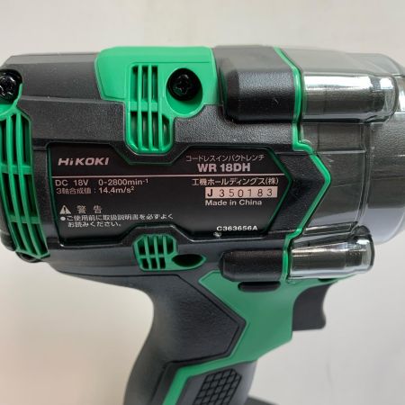  HiKOKI ハイコーキ コードレスインパクトレンチ　充電池（BSL36A18BX)1個付 WR18DH