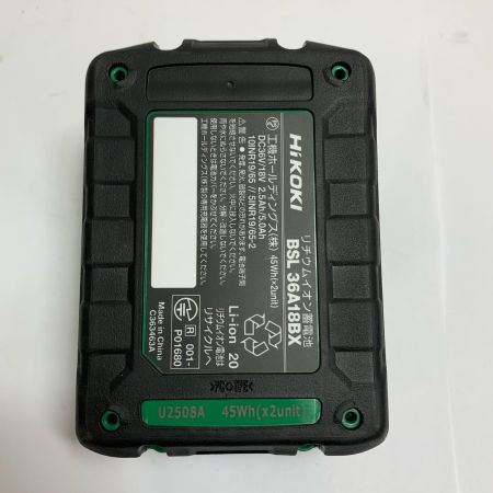  HiKOKI ハイコーキ コードレスインパクトレンチ　充電池（BSL36A18BX)1個付 WR18DH