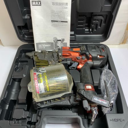  MAX マックス 高圧釘打機　ケース、ゴーグル付 HN-90N6