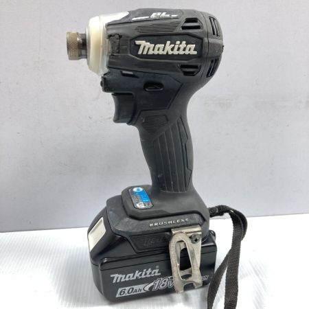  MAKITA マキタ 18V 充電式インパクトドライバ (バッテリ1個・充電器・ケース付）充電式PSEマークあり TD172D ブラック