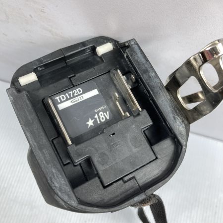  MAKITA マキタ 18V 充電式インパクトドライバ (バッテリ1個・充電器・ケース付）充電式PSEマークあり TD172D ブラック