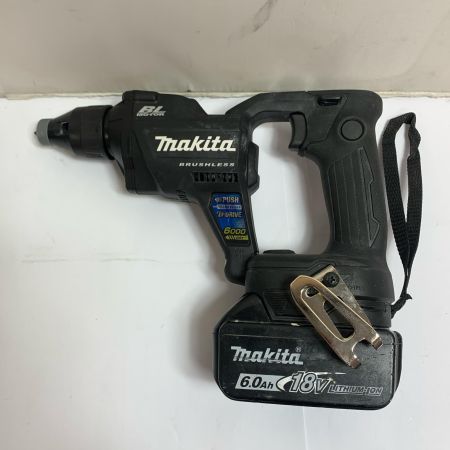  MAKITA マキタ 充電式スクリュードライバー　充電器・充電池1個（充電回数34回）・ケース付  FS600D ブラック