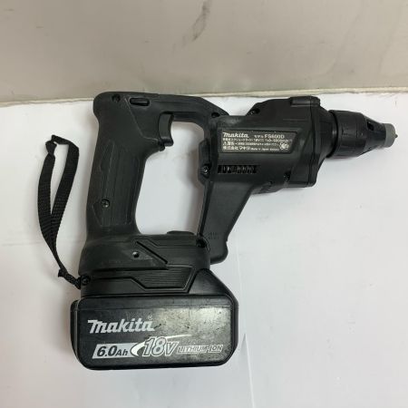  MAKITA マキタ 充電式スクリュードライバー　充電器・充電池1個（充電回数34回）・ケース付  FS600D ブラック