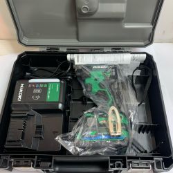 ♭♭ HiKOKI ハイコーキ コードレスインパクトドライバ　充電器・充電池1個・ケース WH36DDXPLSZ Sランク