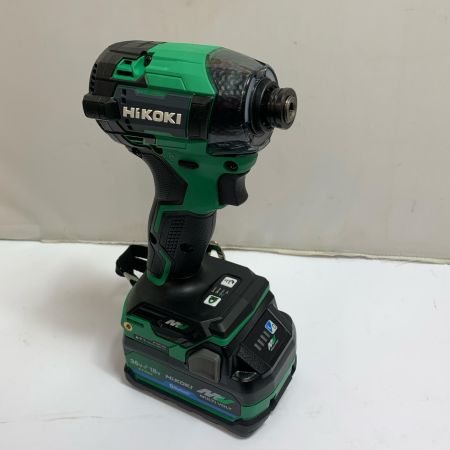  HiKOKI ハイコーキ コードレスインパクトドライバ　充電器・充電池1個・ケース WH36DDXPLSZ