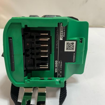 HiKOKI ハイコーキ コードレスインパクトドライバ　充電器・充電池1個・ケース WH36DDXPLSZ