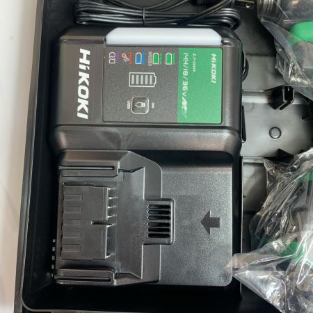  HiKOKI ハイコーキ コードレスインパクトドライバ　充電器・充電池1個・ケース WH36DDXPLSZ