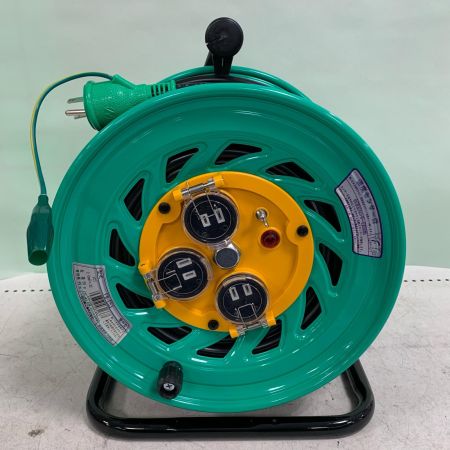  NICHIDO コードリール　単相100V　屋外型　防雨・防塵型 FW-E53 グリーン