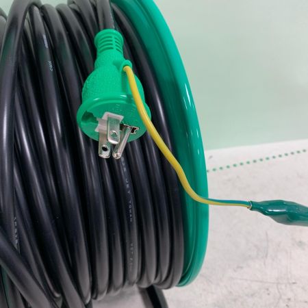  NICHIDO コードリール　単相100V　屋外型　防雨・防塵型 FW-E53 グリーン