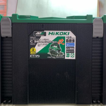  HiKOKI ハイコーキ コードレスリフォーム用丸ノコ　充電器・充電池2個・ケース付 C3605DB(SK)
