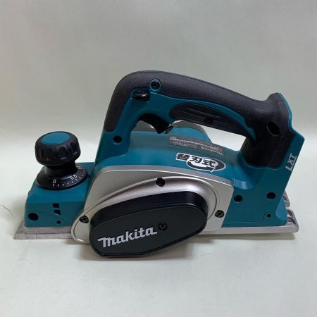  MAKITA マキタ 82ｍｍ　充電式カンナ　替刃カンナ刃付　2022年製 KP180D ブルー