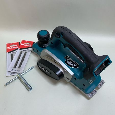  MAKITA マキタ 82ｍｍ　充電式カンナ　替刃カンナ刃付　2022年製 KP180D ブルー