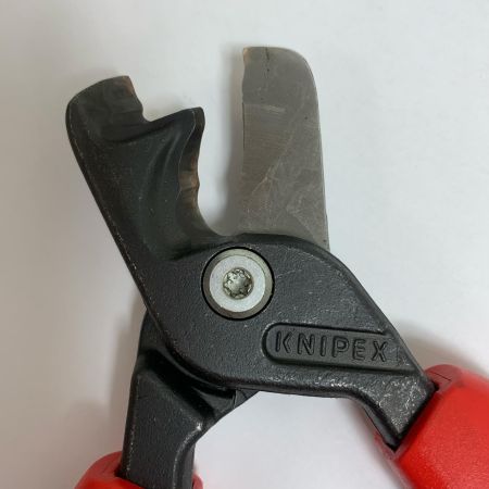  KNIPEX クニペックス ケーブルカッター(3Kグリップ) ステップカット