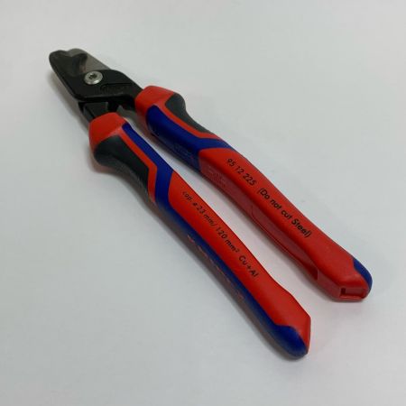  KNIPEX クニペックス ケーブルカッター(3Kグリップ) ステップカット