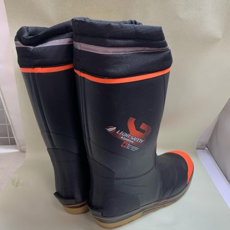  KOHSHIN ライトセーフティー　超軽量　安全靴　ラバーブーツ　30.0cm LSB-517AWNS ブラック