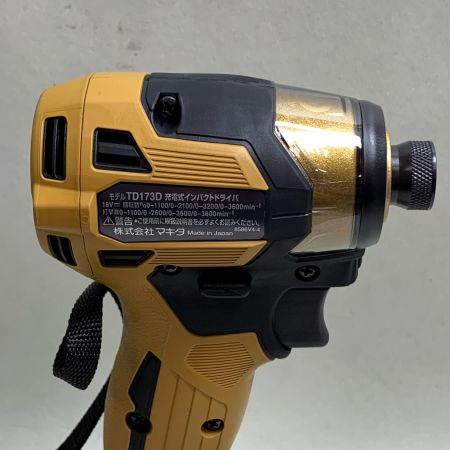  MAKITA マキタ 18v インパクトドライバー　LXT20周年限定カラー　充電器・充電池2個・ケース付 TD173DGXPY プレミアムイエロー