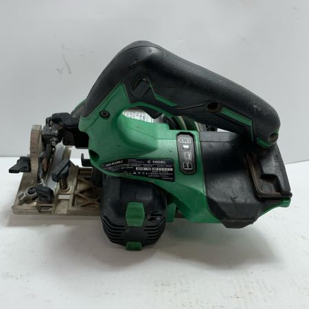  HiKOKI ハイコーキ 丸のこ 本体のみ コードレス式 125mm 14.4v 2018年製 C14DBL グリーン